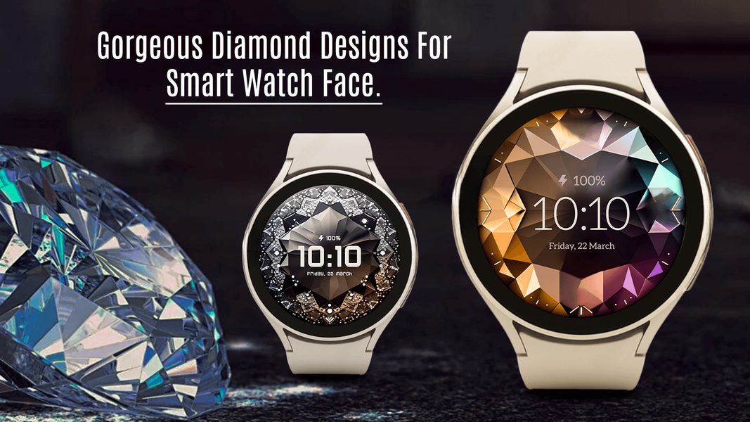 Diamond Watchfaces for Wear OS - Image screenshot of android app