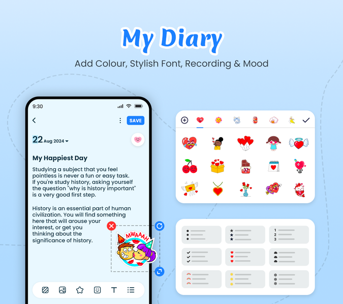 My Diary - Daily Journal Diary - Image screenshot of android app