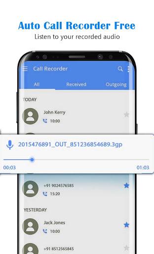 Automatic Smart Call Recorder - Image screenshot of android app