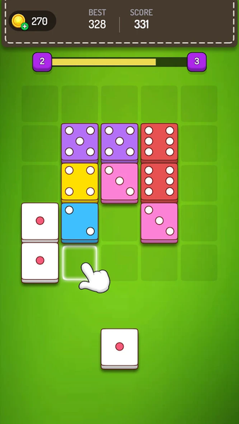 Dice Puzzle - Number Game - عکس بازی موبایلی اندروید