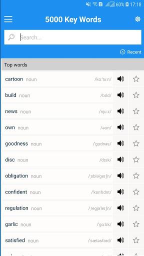 Longman 5000 Key Words Offline - عکس برنامه موبایلی اندروید