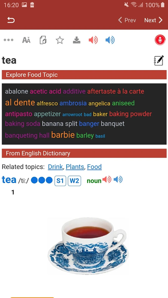 English Dictionary English - Image screenshot of android app