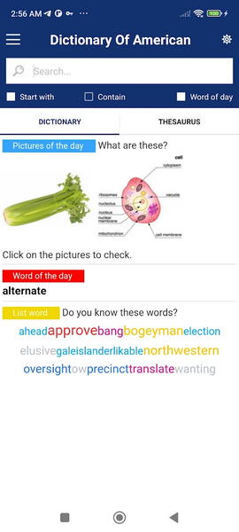Dictionary Of American English - عکس برنامه موبایلی اندروید