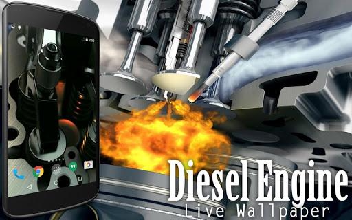 Diesel Engine Live Wallpaper - Image screenshot of android app