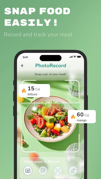 Calopeek: Pic Calorie AI Track - عکس برنامه موبایلی اندروید