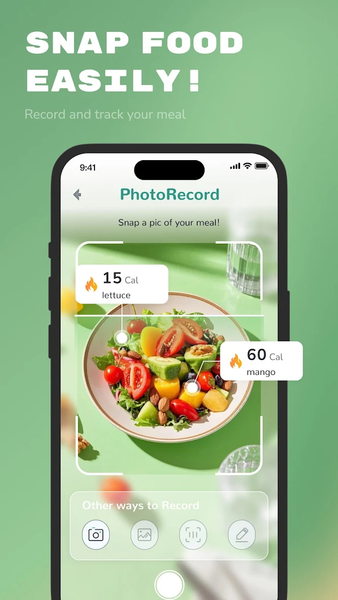 CaloPeek: AI Calorie Counter - عکس برنامه موبایلی اندروید