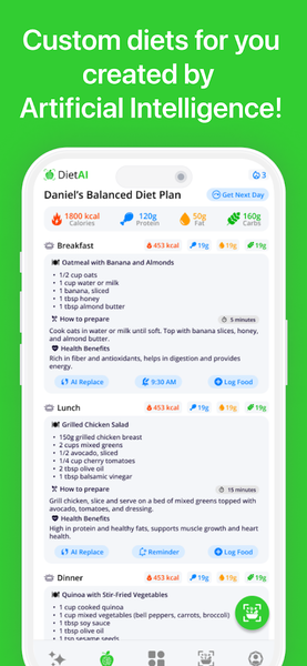 Calorie Tracker Planner-DietAI - Image screenshot of android app