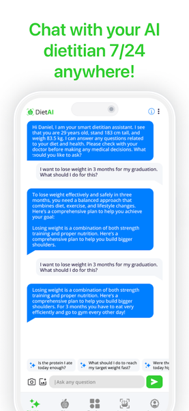 Calorie Counter・Planner・DietAI - عکس برنامه موبایلی اندروید
