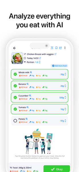 Calorie Counter・Planner・DietAI - عکس برنامه موبایلی اندروید