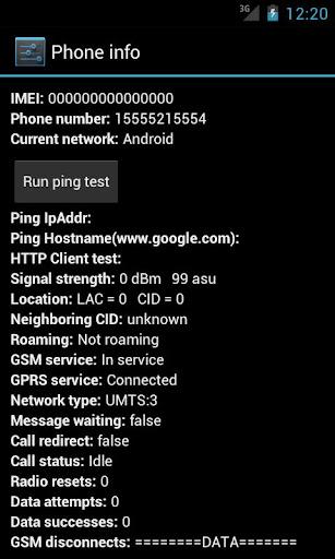 Phone Testing - عکس برنامه موبایلی اندروید