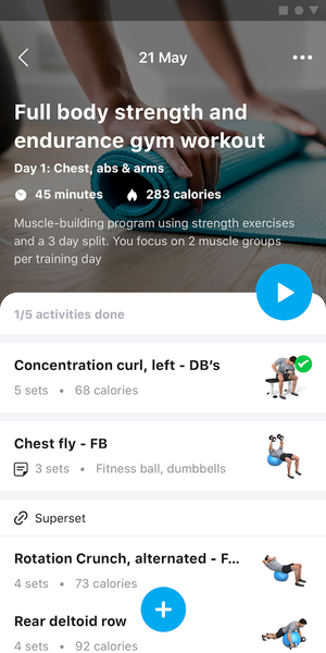 FIT IN DRIE MAANDEN - Image screenshot of android app