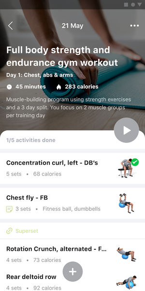 LH Fitness - Image screenshot of android app