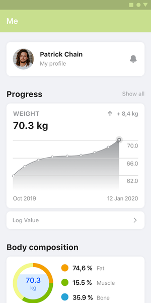 LH Fitness - Image screenshot of android app