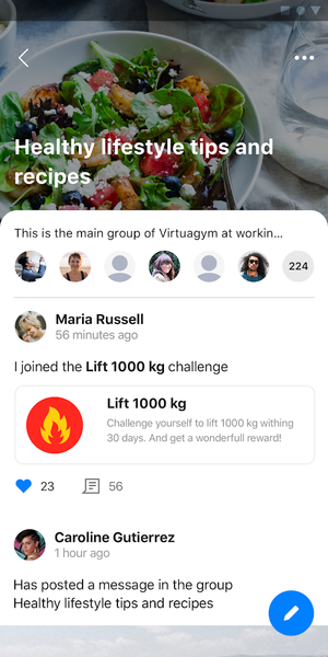 Gym Punt Uit - Image screenshot of android app