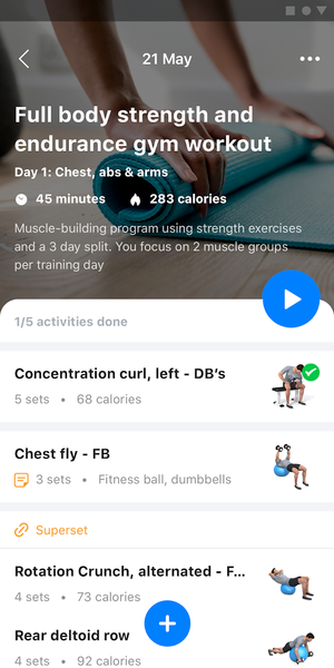 Gym Punt Uit - Image screenshot of android app
