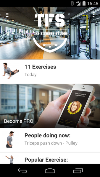 The Fitness Studio - عکس برنامه موبایلی اندروید