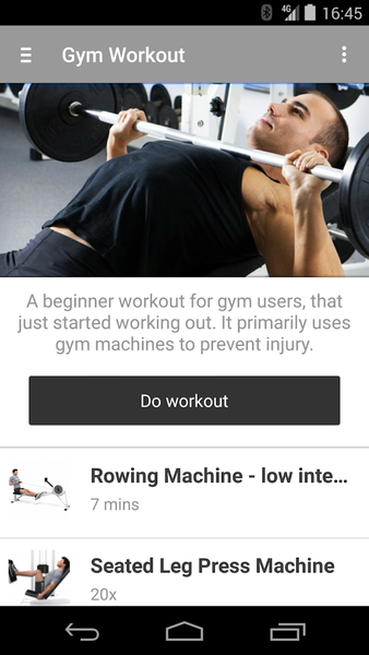 The Fitness Studio - Image screenshot of android app