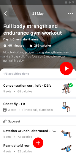 Trilogy Sports and Fitness - Image screenshot of android app