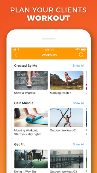 Virtuagym Coach - Image screenshot of android app
