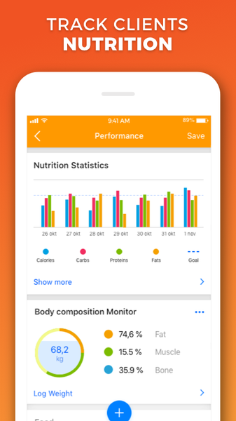Virtuagym Coach - Image screenshot of android app