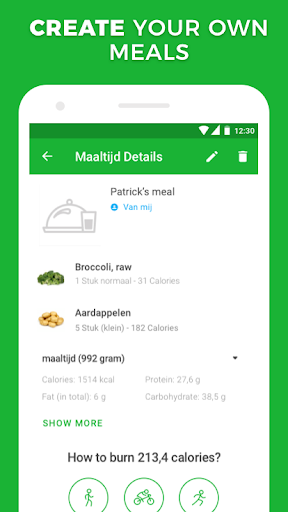 Virtuafood: AI Calorie Tracker - Image screenshot of android app