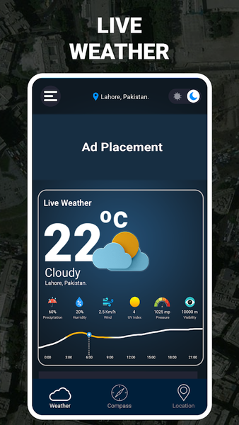 Digital Compass - GPS Compass - عکس برنامه موبایلی اندروید