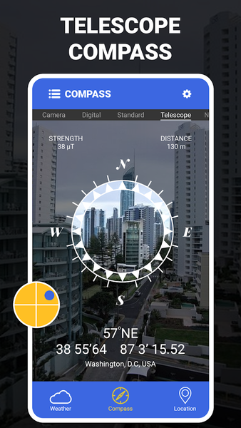 Digital Compass - GPS Compass - عکس برنامه موبایلی اندروید