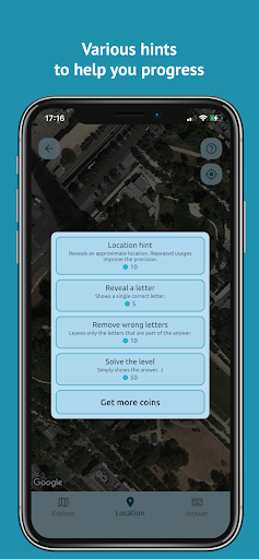 Geo Mania: Guess the Location - Gameplay image of android game