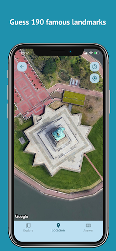 Geo Mania: Guess the Location - Gameplay image of android game