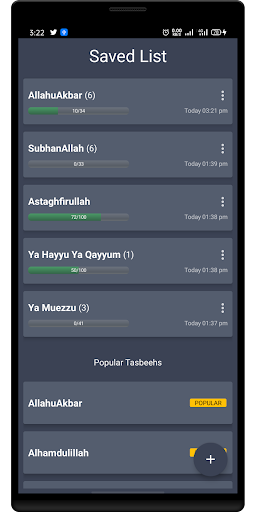 Digital Tally Tasbeeh Counter - Image screenshot of android app