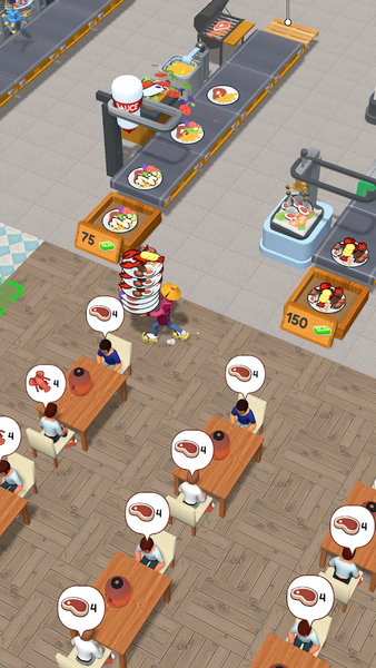 Conveyor Rush: Idle Food Games - عکس بازی موبایلی اندروید