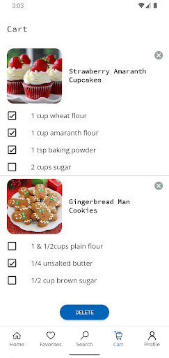 Easy Baking Recipes - Image screenshot of android app
