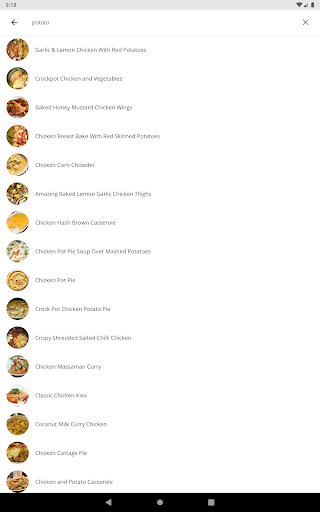 Chicken Recipes - Image screenshot of android app