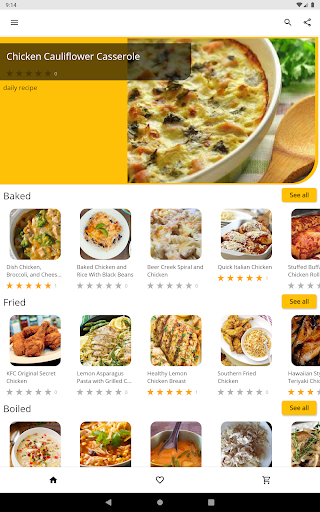 Chicken Recipes - Image screenshot of android app
