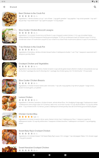 Chicken Recipes - Image screenshot of android app