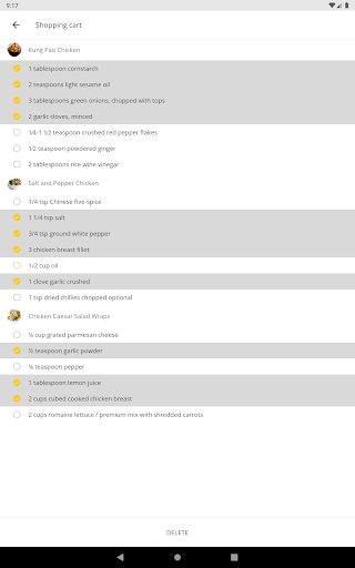 Chicken Recipes - Image screenshot of android app