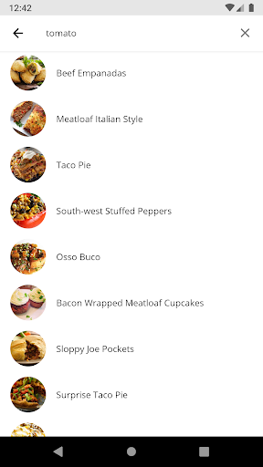 Meat Recipes - Image screenshot of android app
