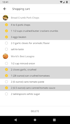 Meat Recipes - Image screenshot of android app