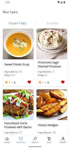 Potato Recipes - Image screenshot of android app