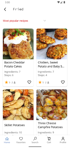 Potato Recipes - عکس برنامه موبایلی اندروید
