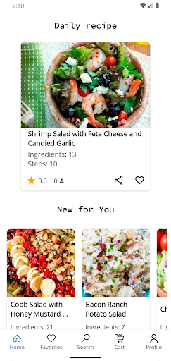 Salad Recipes for Every Day - Image screenshot of android app