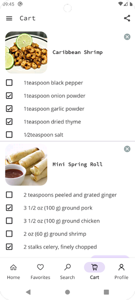 Shrimp Recipes - Image screenshot of android app