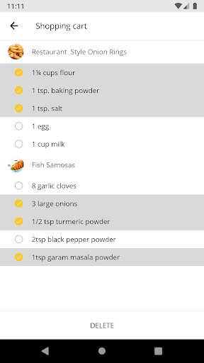 Snack Recipes - Image screenshot of android app
