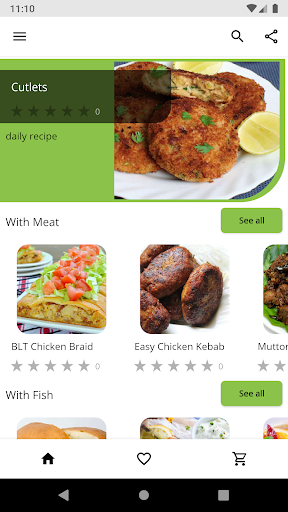 Snack Recipes - Image screenshot of android app