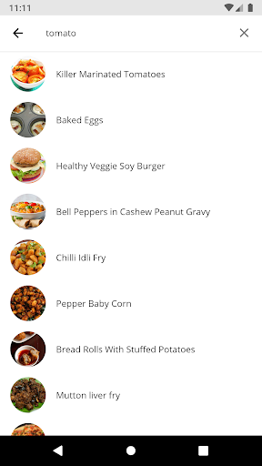 Snack Recipes - Image screenshot of android app