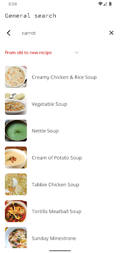 Soup Recipes - Image screenshot of android app