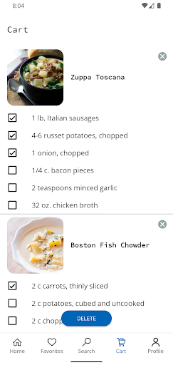 Soup Recipes - Image screenshot of android app