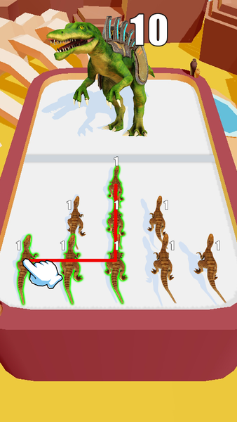 Dino Merge：Epic Monster Battle - عکس بازی موبایلی اندروید