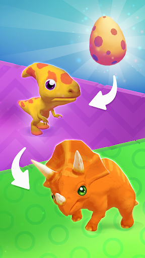 Dino Evolution: Merge Dinosaur - Image screenshot of android app