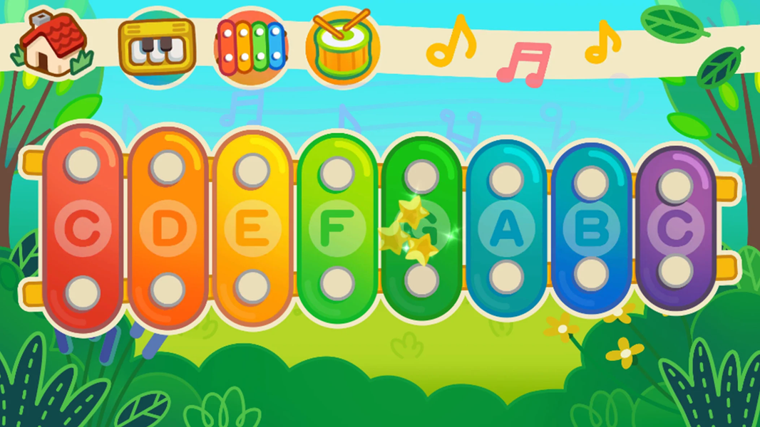 Baby Dino Piano:Kids Piano Fun - Gameplay image of android game